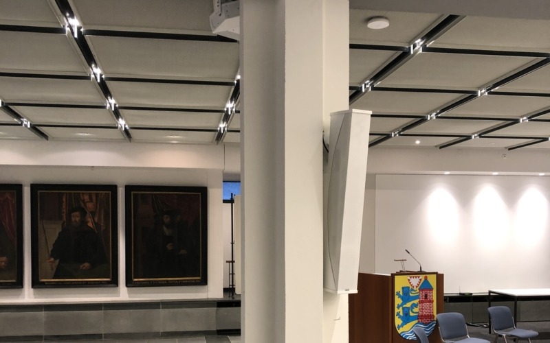 Nexo Beschallungsanlage im Rathaus Flensburg