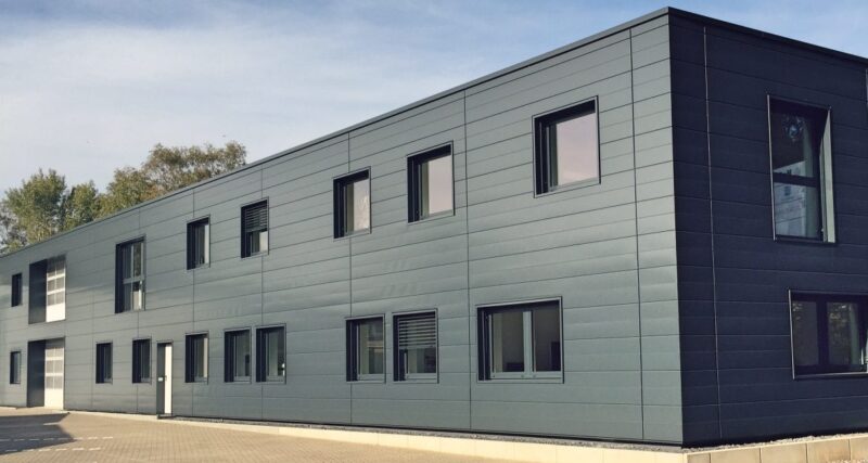 schwarzes gebäude protones standort veranstaltungstechnik kaufen